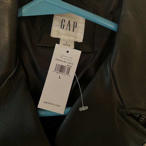 Gap faux leather jacket - Picture 5 of 6